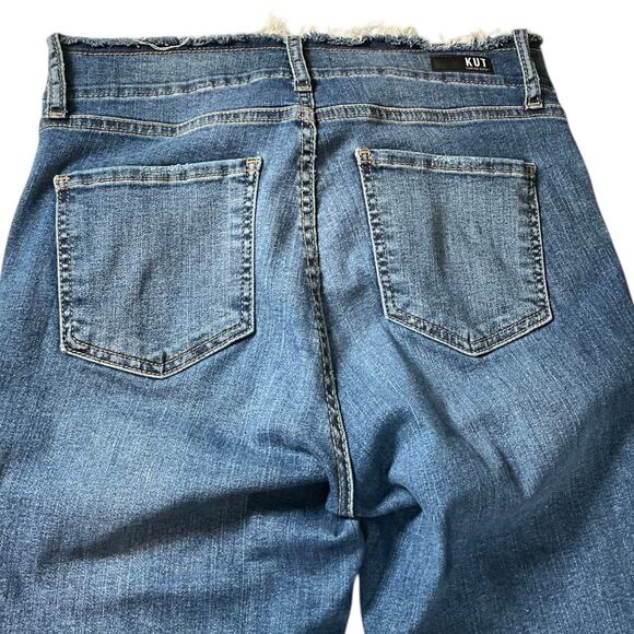 KUT From The Cloth High-Rise Fab Ab Ankle Skinny Women's Size 8 Super Stretch - Picture 11 of 11